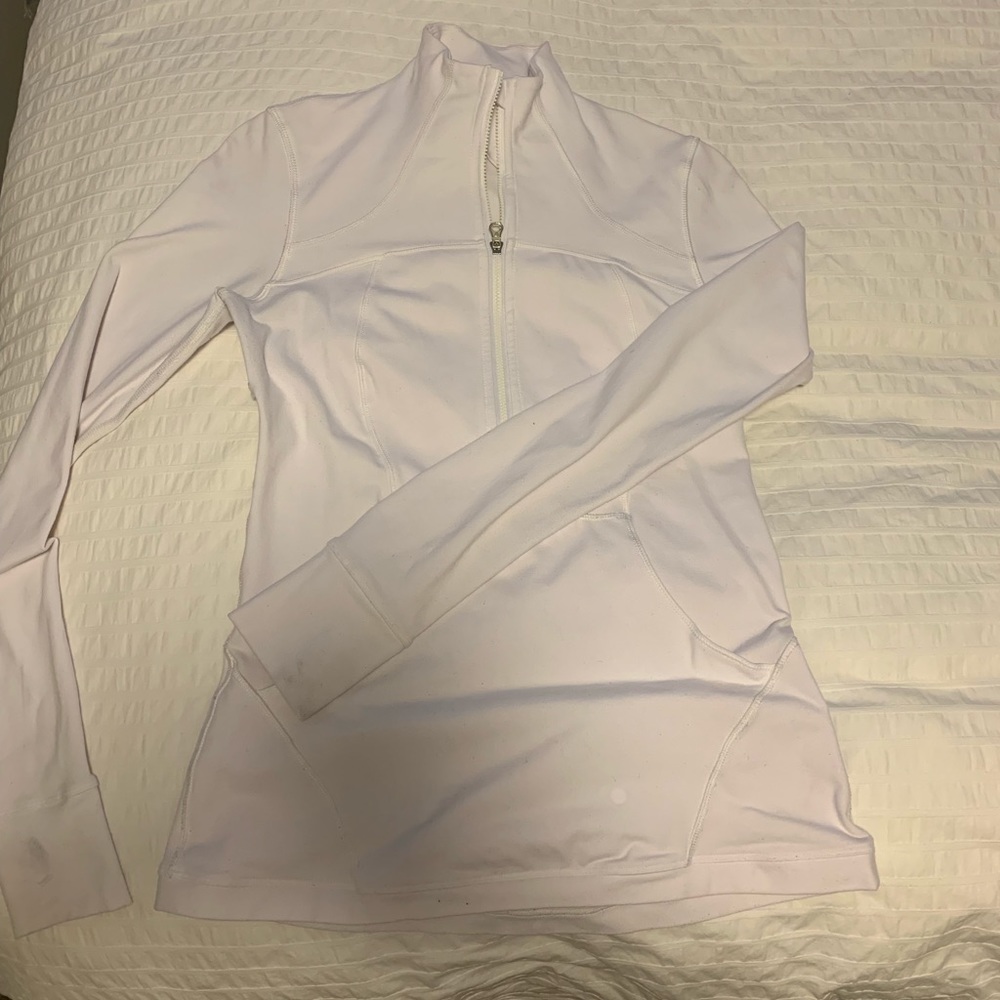 Fitted pullover 1/4 zip